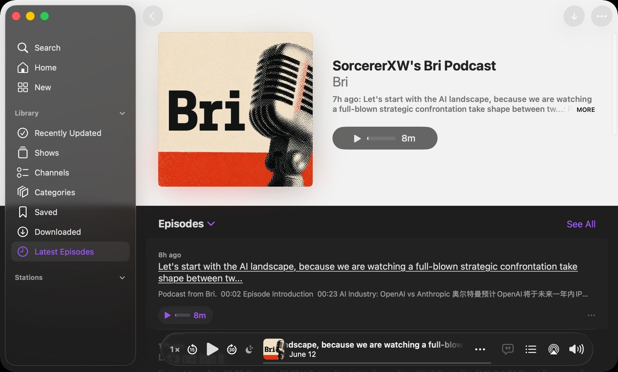 Let new newspapers and podcasts arrive automatically.